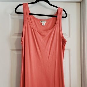 Eddie Bauer coral tank dress